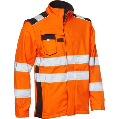 Produktbild von ELKA Warnschutzsoftshelljacke | WARNSCHUTZSOFTSH. ORANGE S