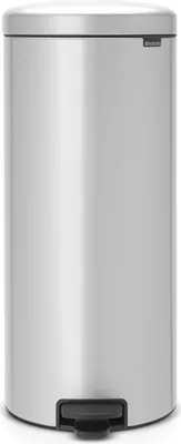 Image de Brabantia Newicon Poubelle à pédale, Poubelle, Metallic Grey, Gris, 30 L, 114465