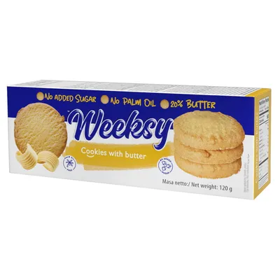Obrázok produktu pre WEEKSY Butter Cookies 120g BOGUTTI