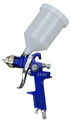 Immagine prodotto di Pistola per verniciare a spruzzo ,serbatoio in plastica soprastante con capacità 600 ml e ugello 1,4 mm, HVLP
