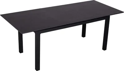 Produktbild von Gartentisch ausziehbar Tarifa 160–210 cm Keramik Aluminium Anthrazit