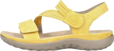 Produktbild von Rieker Damen Sandale Trekking Outdoor Stretch Klettverschluss 64870, Größe:42 EU, Farbe:Gelb