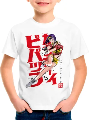 Produktbild von style3 Faye in Action Kinder T-Shirt bebop anime manga swordfish