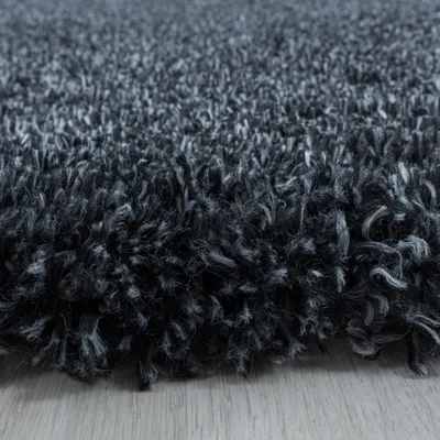 Produktbild von Villa Möbel Fluina Bettumrandungs-Teppich Set Anthrazit, Grösse:2 x 80x150 cm + 1 x 80x250 cm