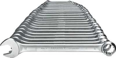 Produktbild von GEDORE 7-026 Ring-Maulschlüssel-Satz 26-teilig UD-Profil 6-32 mm, 6093740