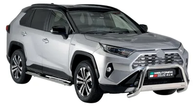 Immagine prodotto di Barra di protezione paraurti anteriore per Toyota RAV4 XA50 2019-2025 Hybrid ø63 grigio acciaio