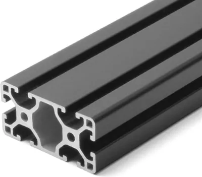 Produktbild von Länge 1610mm - Aluminiumprofil schwarz 30x60L I-Typ Nut 6 Aluminiumprofile Aluminium Profil Alu Profile Montage Systemprofil