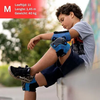 Produktbild von Famanu Schutzset für Kinder - Knie-, Ellenbogen- und Handgelenkschützer