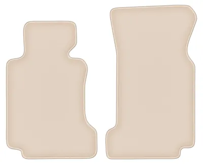 Produktbild von DURBAN Beige Velours-Fußmatten vorne für BMW 7 E38 Limousine (1994-2001)