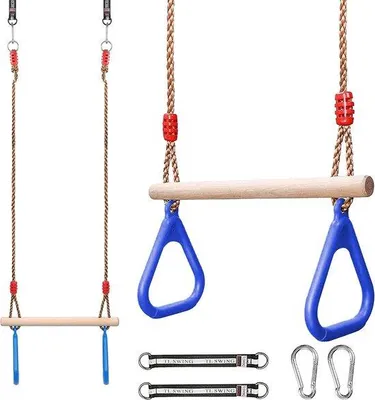 Produktbild von Famanu Schaukelspielplatz mit verstellbarem Seil - Kinder-Schaukel