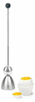 Produktbild von Take2 Clack Gem Edition, Eierschalensollbruchstellenverursacher, Eierköpfer, Eieröffner, Edelsteinkugel Sodalit, 99085