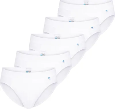 Produktbild von Schiesser 5er Pack Long Life Baumwolle Rio Slip / Unterhose Perfekte Passform, Komfortabler Bund mit kleinem Serien-Logo, Reduzierte Pilling-Bildung und glatte gleichmäßige Oberfläche