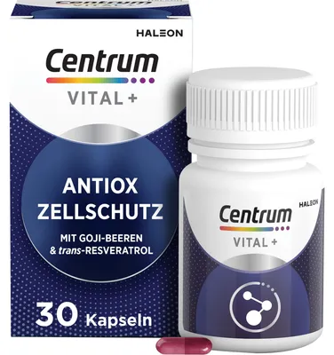 Produktbild von Centrum Vital+ Antiox Zellschutz Kapseln, 30 St. Kapseln