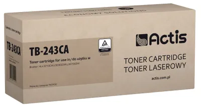 Zdjęcie produktu dla Actis TB-243CA toner (replacement for Brother TN-243C; Standard; 1000 pages; cyan)
