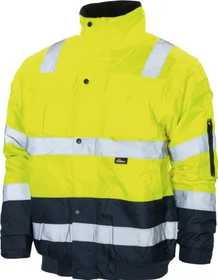 Produktbild von VIZWELL Warnschutz Pilotenjacke VW 60 CB Gr. L gelb/marine