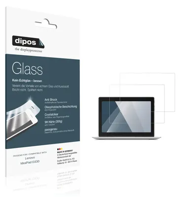 Immagine prodotto di 2x Pellicola Protettiva per Lenovo IdeaPad D330 Protezione Vetro Flessibile 9H dipos