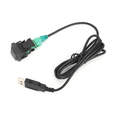 Obrázek produktu pro Tlačítkový přepínač USB přehrávače do auta USB konvertor Kabelový adaptér Auto Audio díly