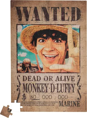 Produktbild von One Piece Magnetic Puzzle Wanted Luffy