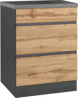 Produktbild von Held Möbel Kochfeldumbauschrank PISA BxTxH 60 x 60 x 86 cm wildeiche matt zerlegt 476.2.6310