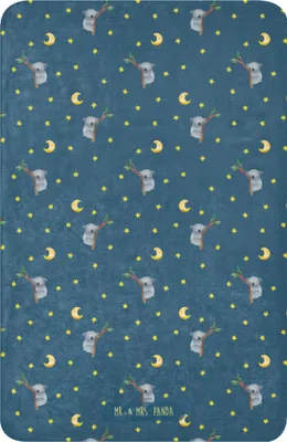 Produktbild von Mr. & Mrs. Panda Tagesdecke Koalabär 100 x 150 cm - Blau - Geschenk, Lustige Sprüche, Koala, Träumen, Kuscheldecke, Heimdecke, Traumland, Traum, Decke, Schlafzimmer, Bär