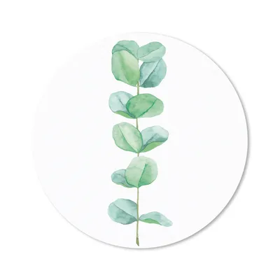 Produktbild von MuchoWow® Mauspad Mousepad Aquarell - Eukalyptus - Pflanze 50x50 cm - Mousepads - Maus Mat - Pad - Mausunterlage - Vinyl