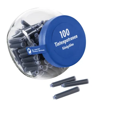 Produktbild von Tintenpatrone im Glas blau 100er
