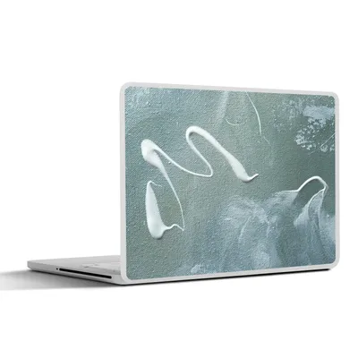 Produktbild von MuchoWow® Laptop Aufkleber Sticker Cover Acrylfarbe - Gestaltung - Abstrakt 25x18 cm - Laptop-Deko