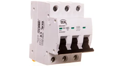 Immagine prodotto di Interruttore automatico 3P B 63A 6kA AC KMB6-B63/3 23170