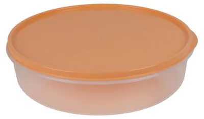 Broodtrommel für runde Omelettes, 24,5 x 6,5 cm, Orange