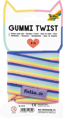 Image de folia Élastique twist RAINBOW 4 m