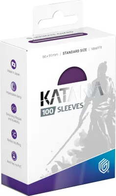 Zdjęcie produktu dla Rękawy Ultimate Guard Katana, 100 sztuk – Iris Bloom – standardowe rękawy premium do gier karcianych