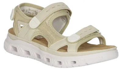 Image de Rieker - Sandales pour femmes « Comfortable » PP5725 (38 EU) (beige)