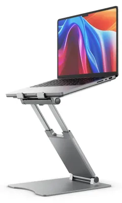Produktbild von ALOGIC EPALR-SLV, Laptop-Ständer, Silber, Aluminium, Silikon, 265 mm, 210 mm, 180 mm