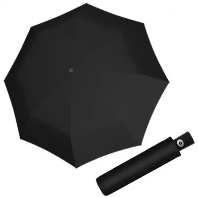 Zdjęcie produktu dla Doppler Smart Fold - w pełni automatyczny parasol, czarny, jednolity kolor