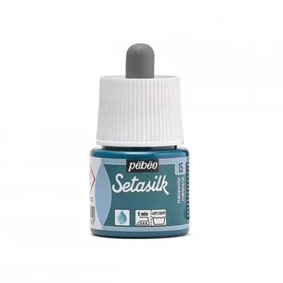 Produktbild von Pebeo Setasilk, 45 ml, 15 Türkis