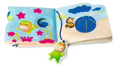 Produktbild von Smoby - Cotoons Magisches Badebuch, blau