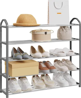 Produktbild von EUGAD Schuhregal Schuhablage Schuhständer Schuhschrank Schuhe Ständer Regale, Grau