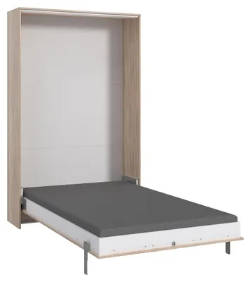 Produktbild von Schrankbett 120x200 cm Jugendbett Gästebett Klappbett Eiche JOKSI-43, B/H/T 132/213/43 cm