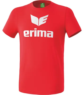 Produktbild von Erima Promo T-Shirt Herren - Rot / Weiß
