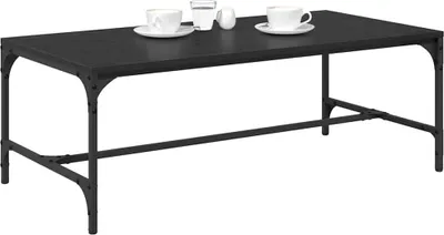 Produktbild von Langlebige Couchtisch Schwarz Eichen-Optik 100 x 50 x 35cm Holzwerkstoff - Möbel250444 - Couchtische