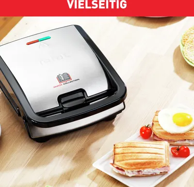 Produktbild von Opiekacz do kanapek Tefal SW854D16 Czarny 700 W
