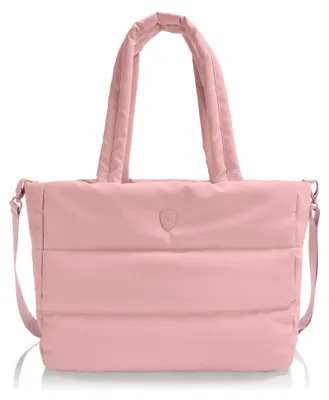 Image de HEYS sac de voyage sac à épaule pour ordinateur portable The Puffer Travel Tote Rose