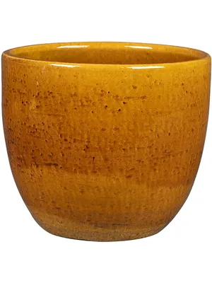 Produktbild von Ter Steege Blumentopf Ockergelb D 16 cm H 14 cm Öffnung 14 cm