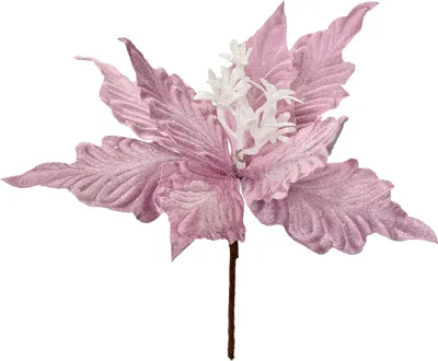 Obrázok produktu pre Clayre & Eef Umelá poinsettia Ø 28x30 cm ružová plastová