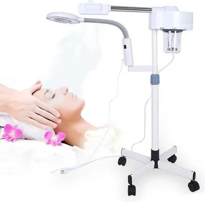 Productafbeelding van Draagbare gezichtsreiniger - Gezichtsstoomapparaat - Gezichtsverzorging - Blackhead verwijderaar - Gezichtsreiniging - Stoomapparaat voor het gezicht - Gezichtsbehandeling