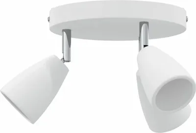 Produktbild von vidaXL Deckenstrahler mit Strahlern Weiß 19 x 19 x 14,5 cm Metall