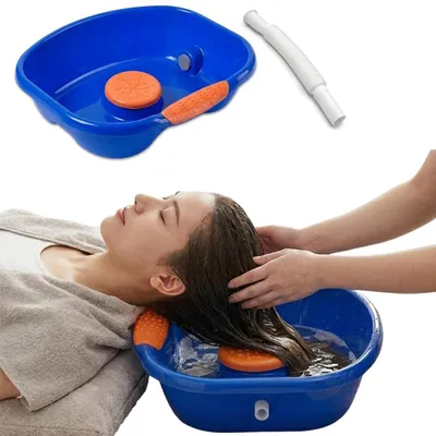Obrázok produktu pre Omgoods – Prenosná umývačka na vlasy – Ergonomická miska na šampón pre seniorov a osoby so zdravotným postihnutím