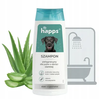 Produktbild von HAPPS - Pflegeshampoo für Hunde mit dunklem Fell 200 ml