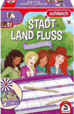 Produktbild von Schleich: Horse Club - Stadt, Land, Fluss, Gesellschaftsspiel
