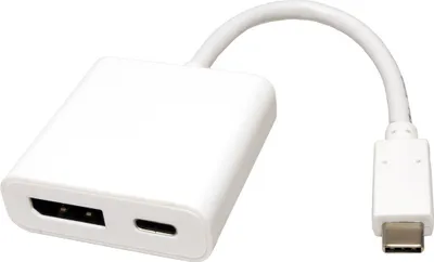 Produktbild von ROLINE Display Adapter USB Typ C - DisplayPort v1.2 + PD